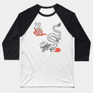 Chinese New Year of Wood Dragon 2024 Baseball T-Shirt